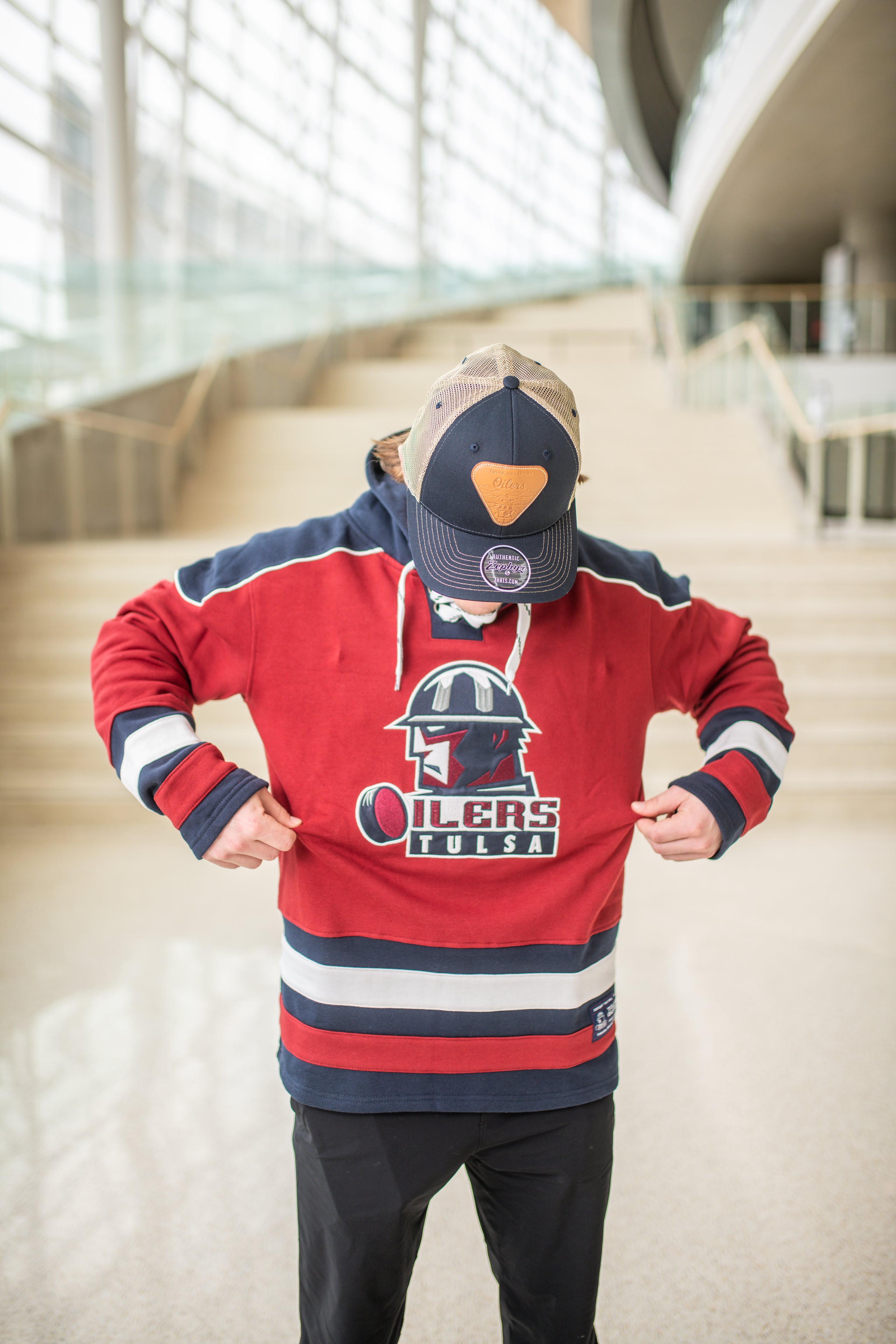 Oilers jersey clearance hoodie