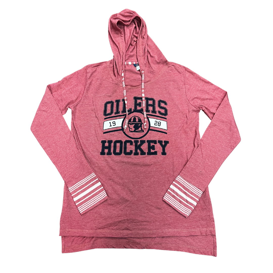 AL - 22/23 Ladies Oilers Pink Circle Hoodie | Tulsa Oilers Store