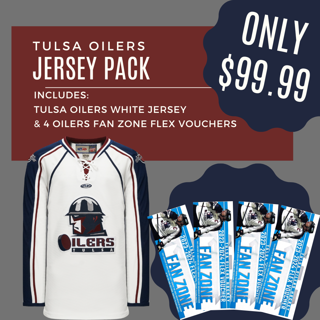 Tulsa Oilers Blank Hockey Jersey Size XXL