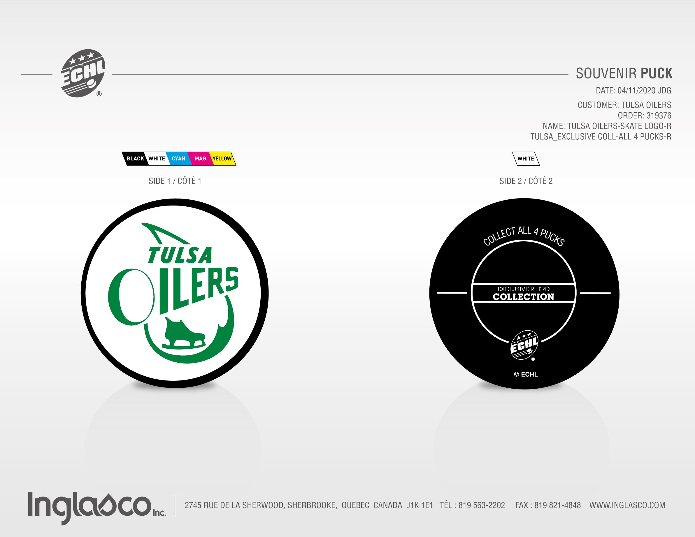 P 23/24 Retro 2 of 4 Skate Logo Tulsa Oilers Store